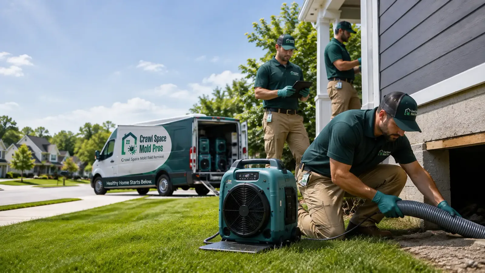 Crawl Space Mold Removal in Davis, CA